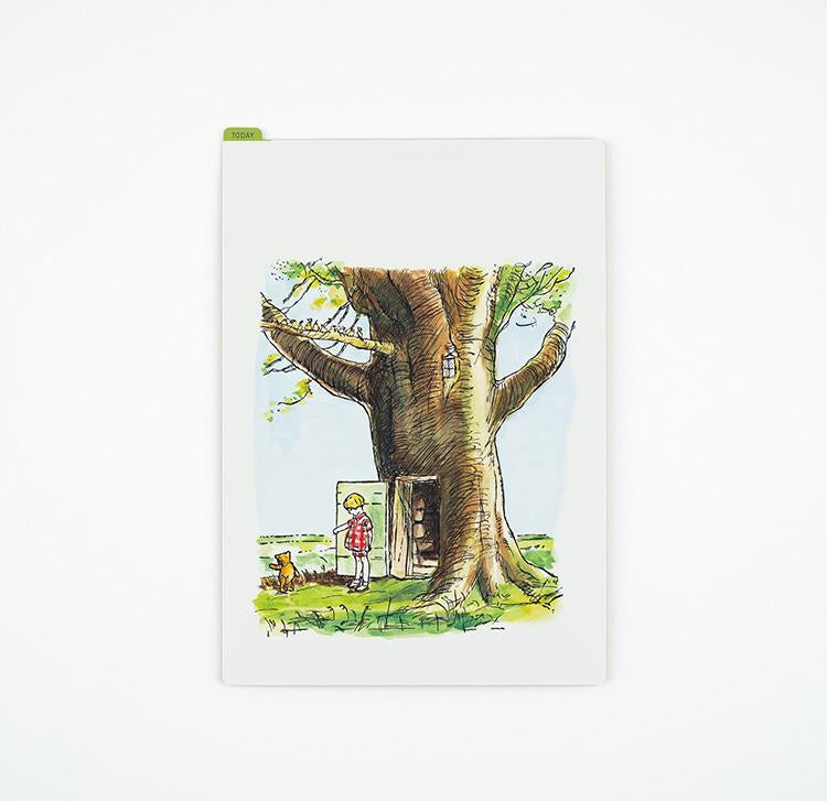 Hobonichi Techo 2027 LoFT Limited Winnie the Pooh Green Door House Pencil Board A5 [Pre-order]
