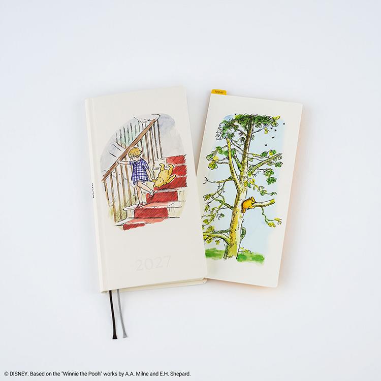 Hobonichi Techo 2027 LoFT Limited Winnie the Pooh Tree Climbing Pencil Board Weeks [Pre-order]