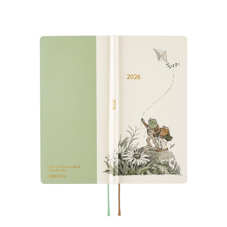 Hobonichi 2026 Spring Weeks Frog and Toad Planner Weekly Schedule Book