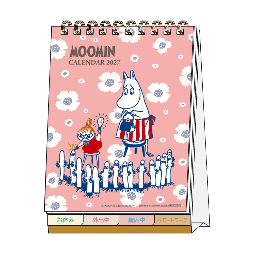 Moomin 2027 Message Desk Calendar