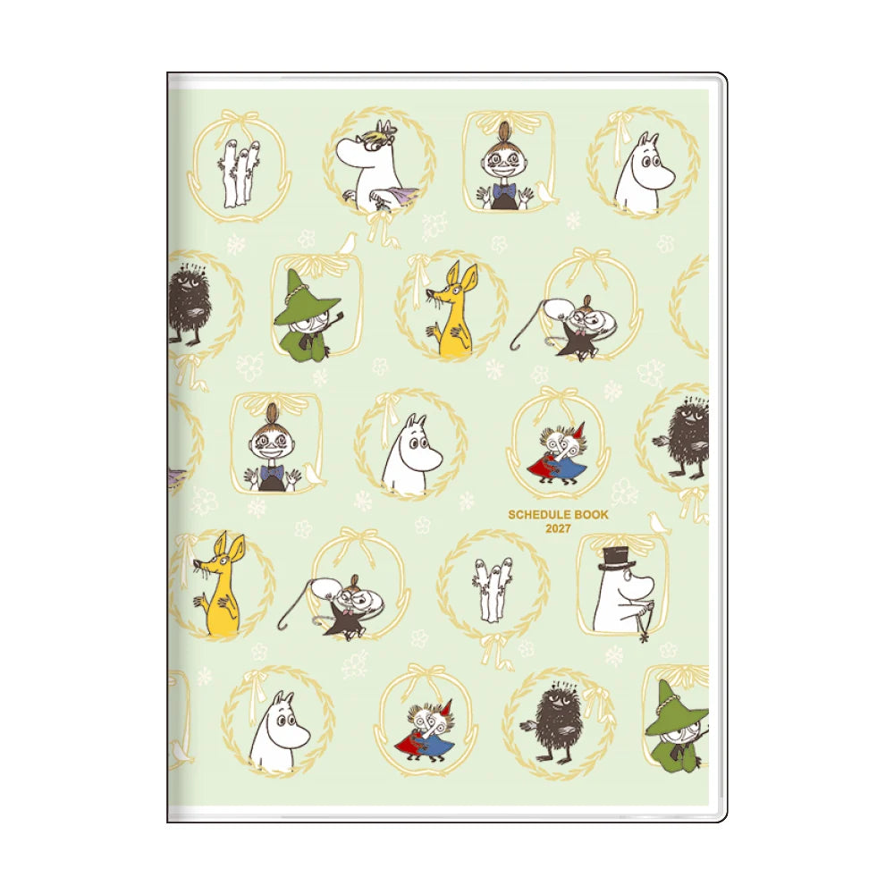 Moomin Friends 2026-2027 A6 Monthly Planner