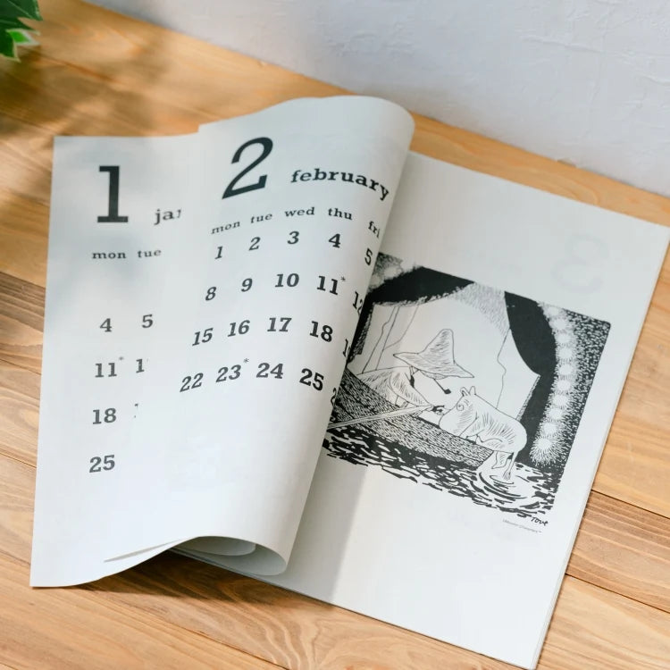 HIGHTIDE Moomin 2027 Tabloid Monthly Calendar