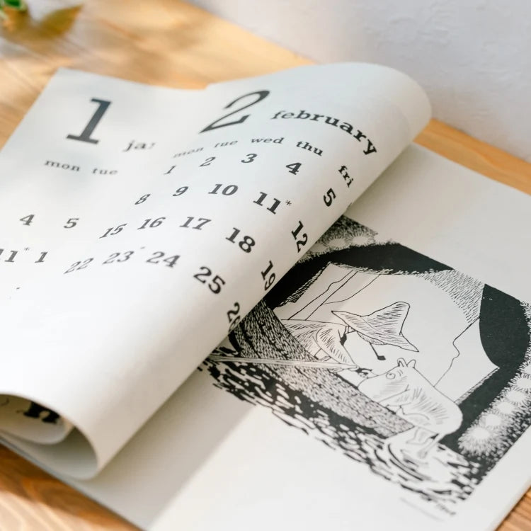 HIGHTIDE Moomin 2027 Tabloid Monthly Calendar