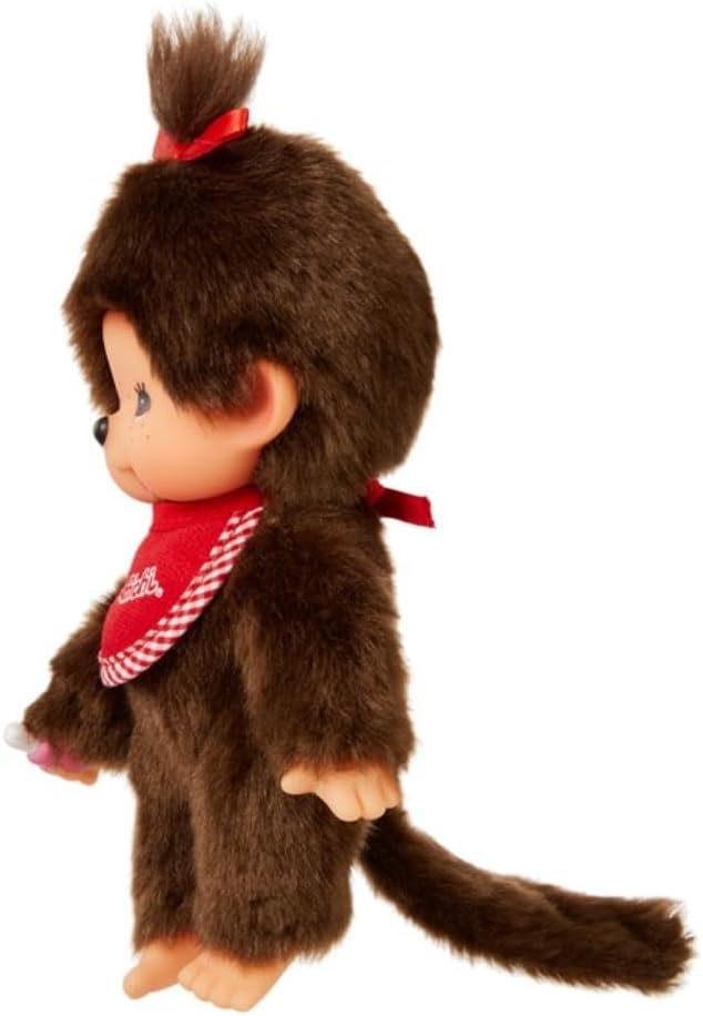 Sekiguchi Monchhichi Premium Standard Brown Girl Plush Doll