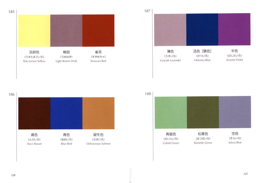 Wada Sanzo Color Dictionary Collection – Taisho & Showa Color Notes Series Art Reference Book