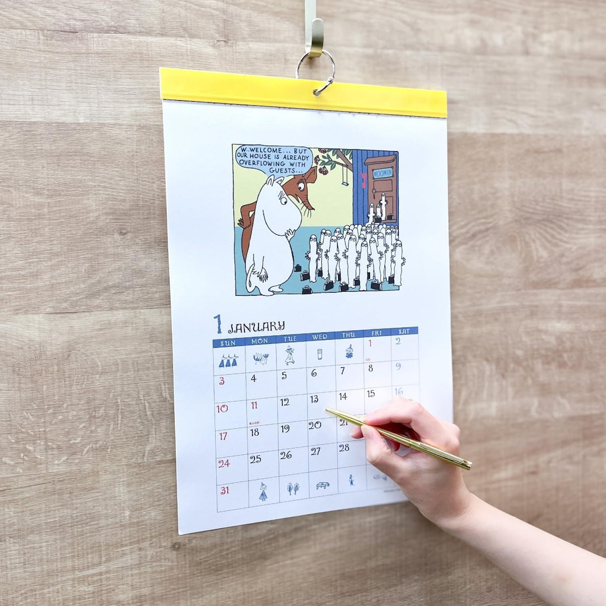 Moomin 2027 Wall Calendar Tove Jansson Artwork
