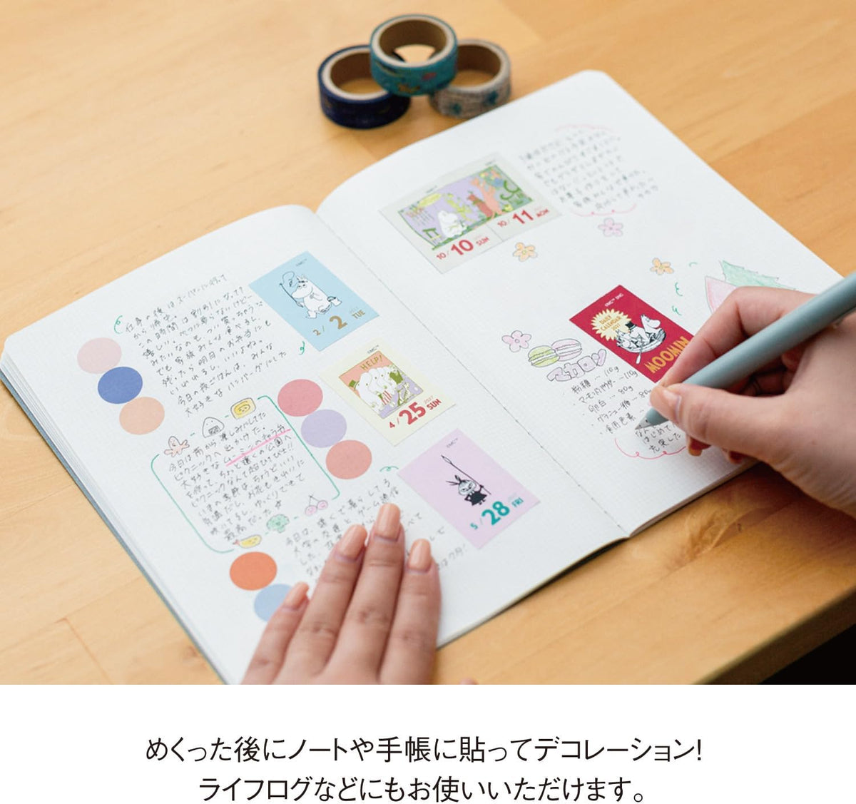 Shin Nippon Calendar Moomin 2027 Mini Daily Calendar