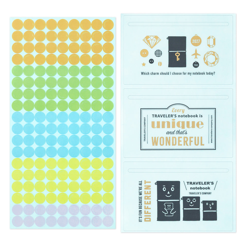 Traveler’s Notebook 2027 Diary Customization Sticker Set (84810006)