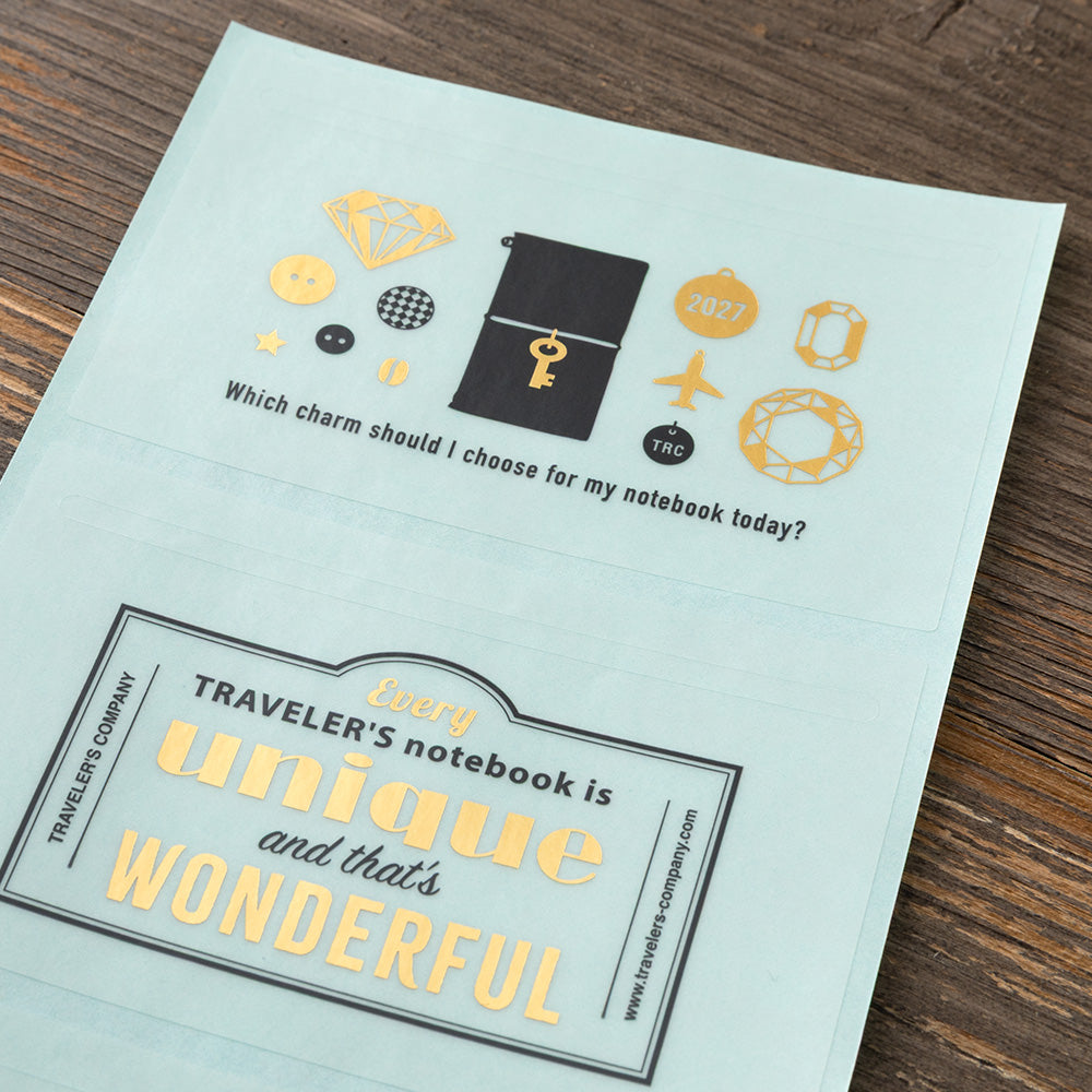 Traveler’s Notebook 2027 Diary Customization Sticker Set (84810006)