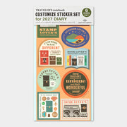 Traveler’s Notebook 2027 Diary Customization Sticker Set (84810006)