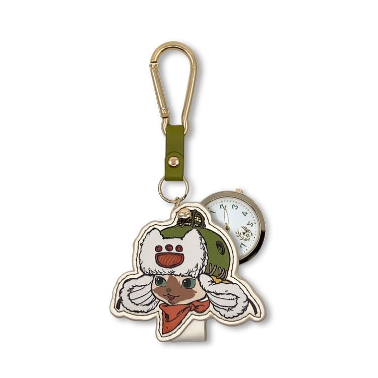 Capcom Monster Hunter Wilds Palico Carabiner Watch