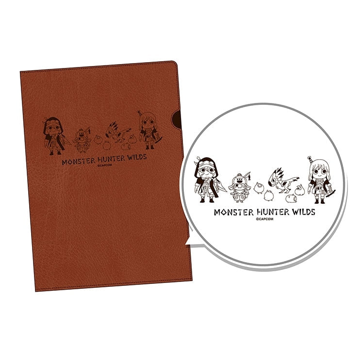 Capcom Monster Hunter Wilds / Onimusha Way of the Sword Leather Style File Folder