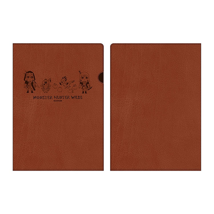 Capcom Monster Hunter Wilds / Onimusha Way of the Sword Leather Style File Folder