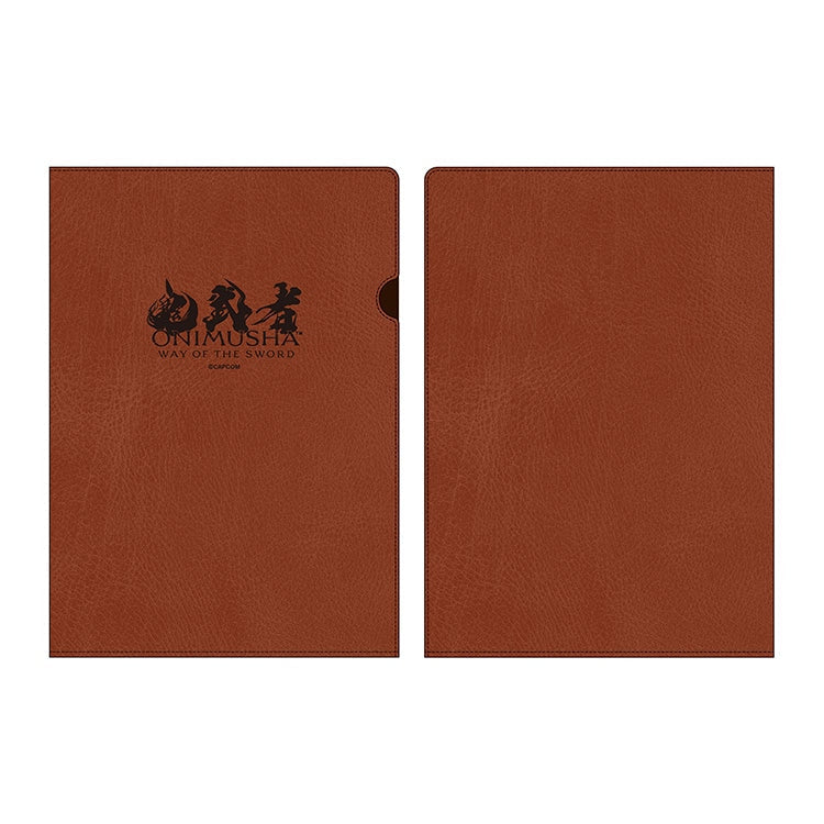 Capcom Monster Hunter Wilds / Onimusha Way of the Sword Leather Style File Folder