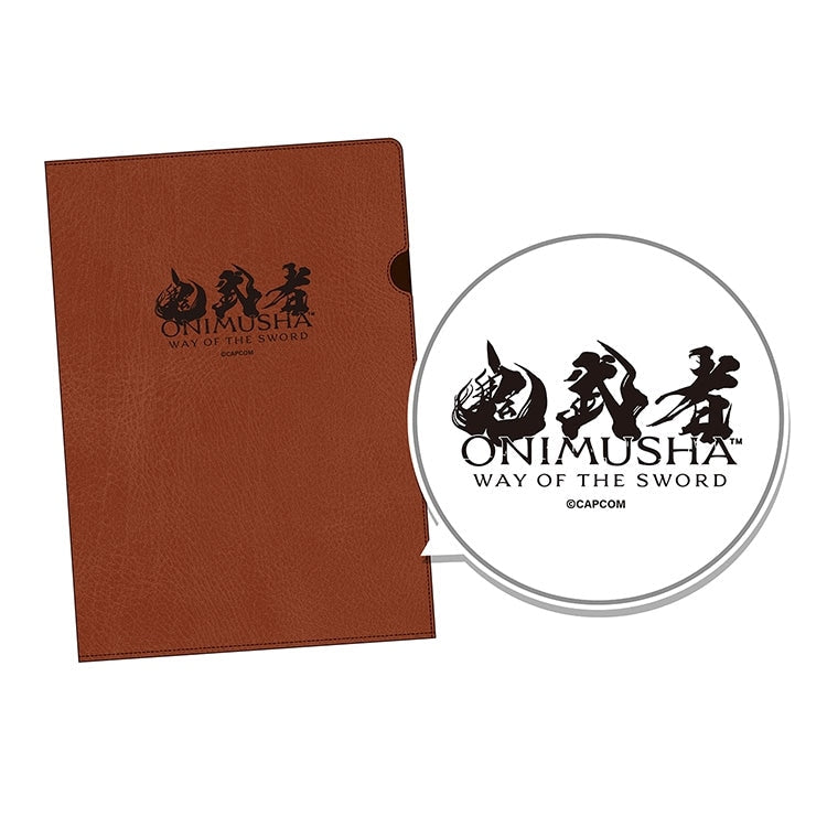 Capcom Monster Hunter Wilds / Onimusha Way of the Sword Leather Style File Folder