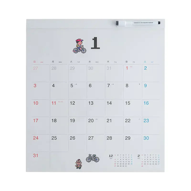 MOTHER x Hobonichi Whiteboard Calendar 2027