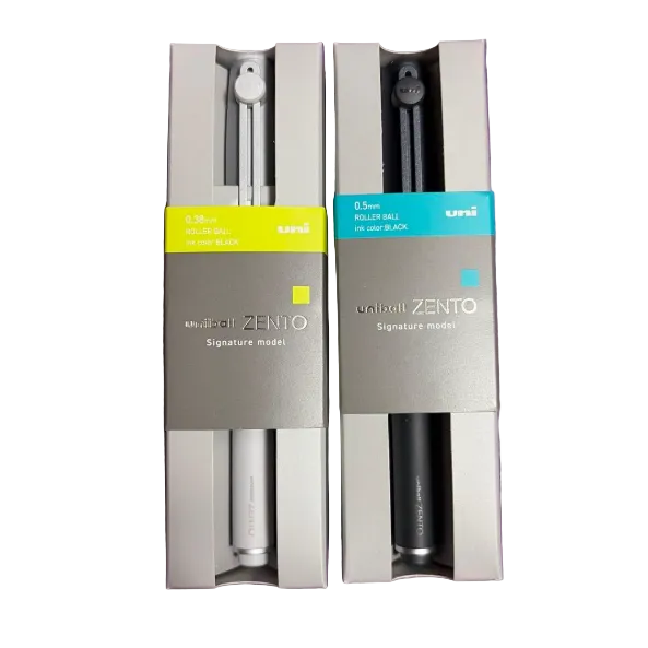 Uni-ball ZENTO Signature Model Water-Based Gel Pen 0.38mm / 0.5mm Black Ink
