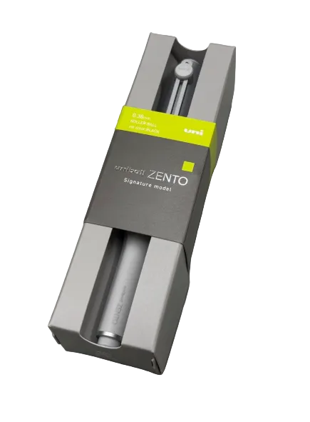 Uni-ball ZENTO Signature Model Water-Based Gel Pen 0.38mm / 0.5mm Black Ink