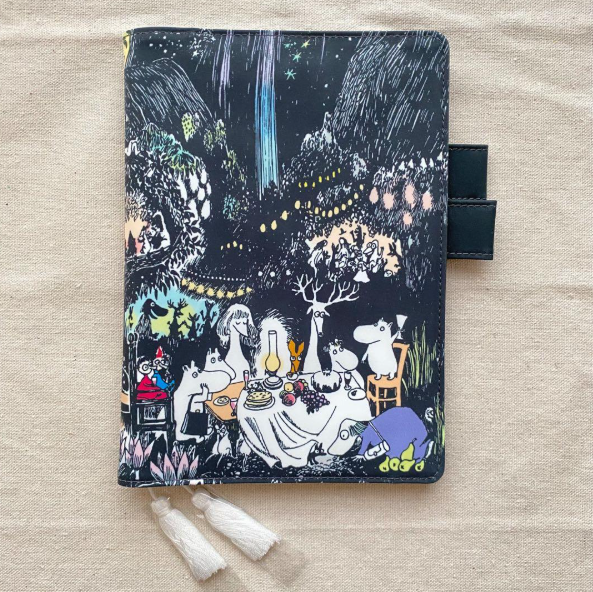 Hobonichi Techo 2027 Moomin “Big Party at Night” A6 Planner Cover