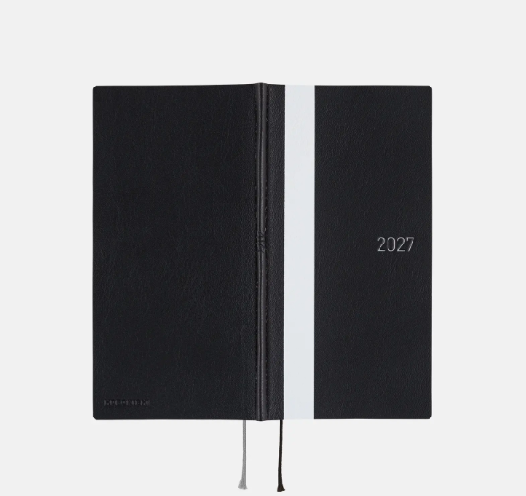 Hobonichi Techo Weeks 2027 White Line Black Planner