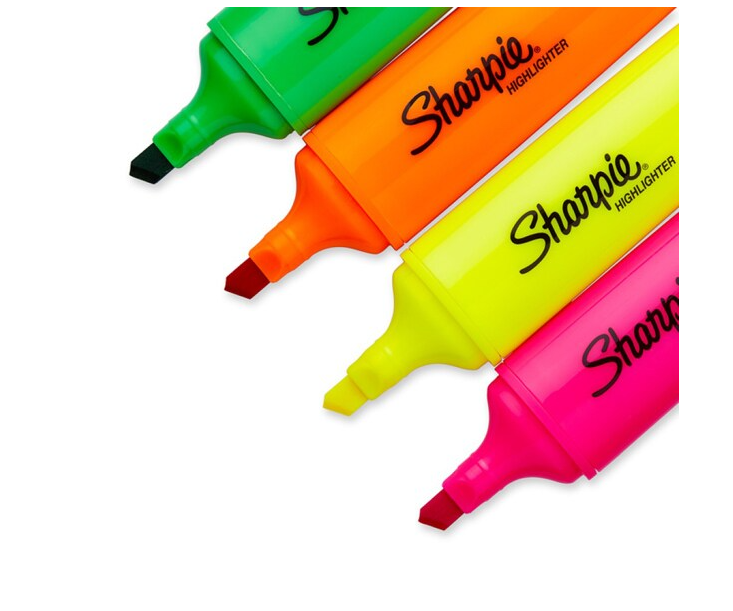 Sharpie Fluo XL Highlighter 4-Color Set 2190473