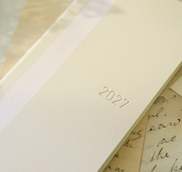 Hobonichi Techo Weeks 2027 White Line Ivory Planner