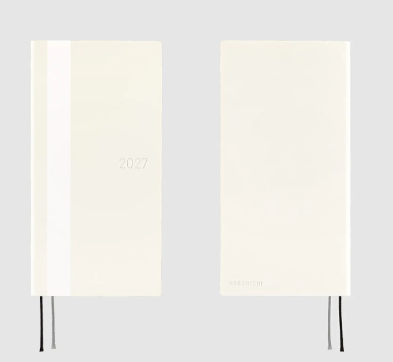 Hobonichi Techo Weeks 2027 White Line Ivory Planner