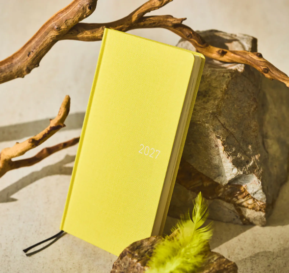 Hobonichi Techo Weeks 2027 Canary Yellow Planner