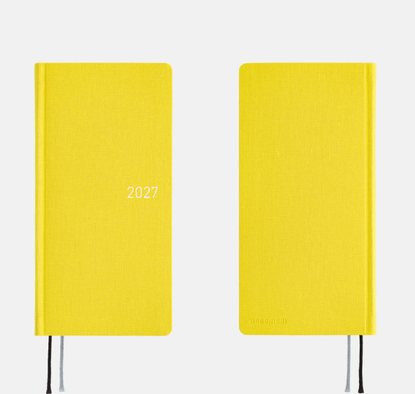 Hobonichi Techo Weeks 2027 Canary Yellow Planner