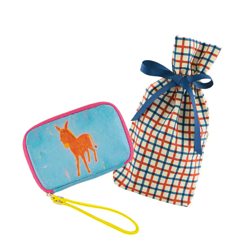 Hobonichi Drawer Pouch Pocket – “The Donkey Says, I’m Always Here to Listen” Mini Pouch