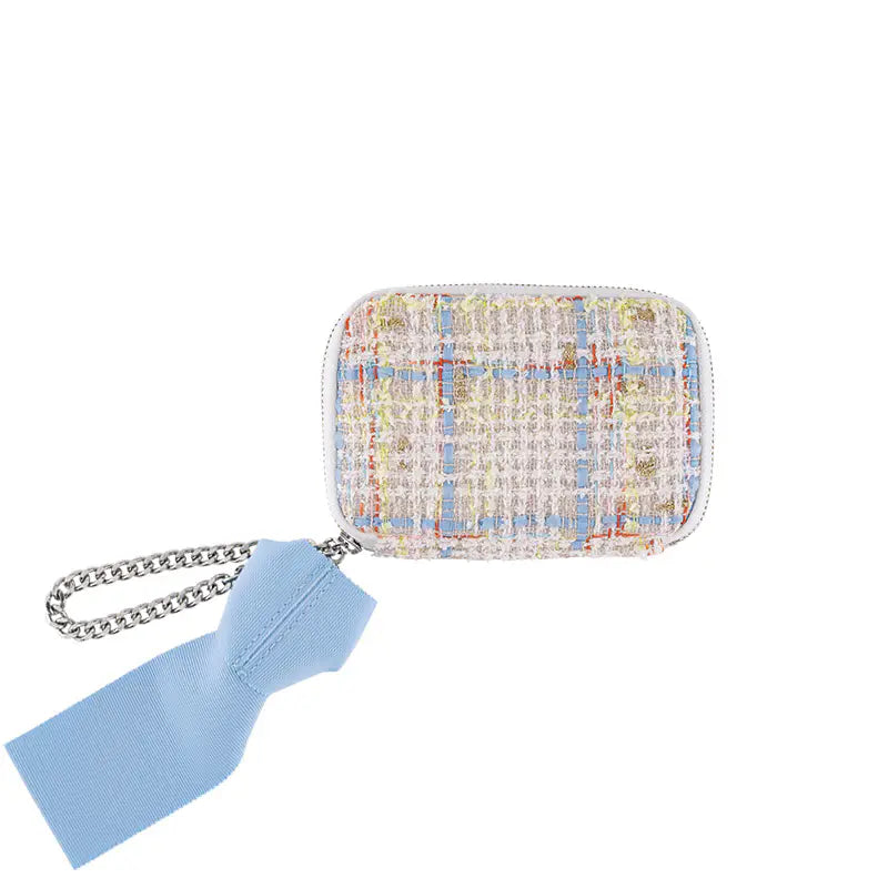 Hobonichi Techo Drawer Pouch Pocket “Iwate Homespun Sherbet Tweed” Mini Organizer Pouch
