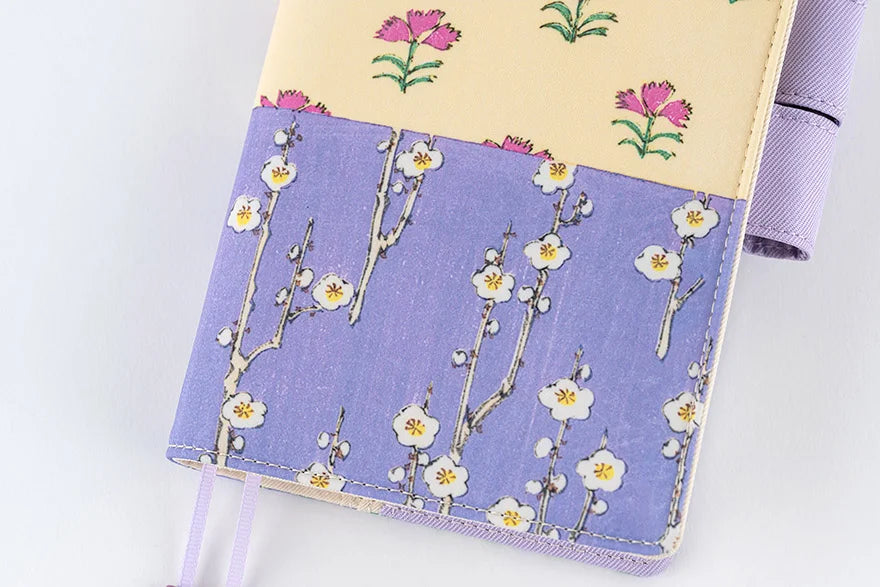 Hobonichi Techo 2027 Unsodo Bijutsu-kai “Ume and Nadeshiko” A6 Planner Cover