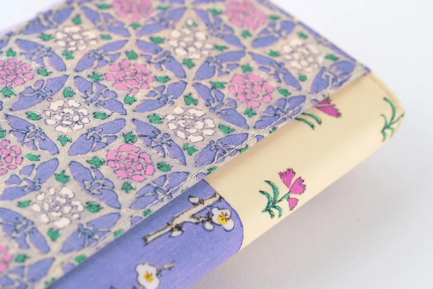 Hobonichi Techo 2027 Unsodo Bijutsu-kai “Ume and Nadeshiko” A6 Planner Cover