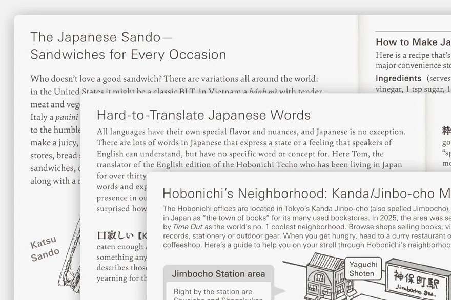 Hobonichi Techo 2027 Planner A6 English Daily Planner