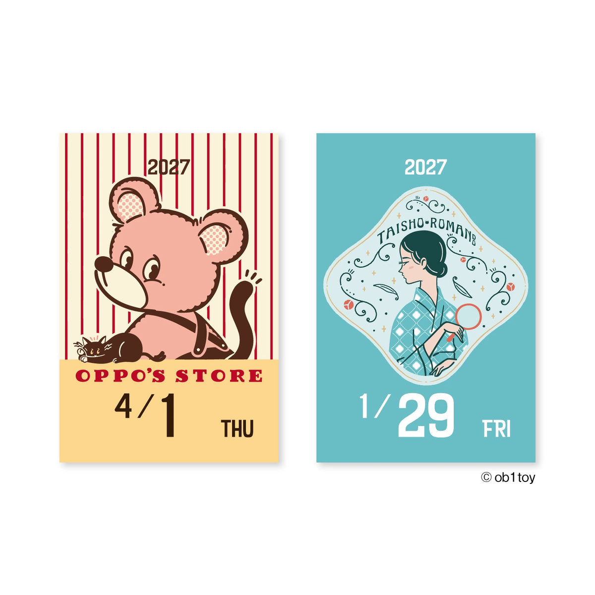 Obiwan 2027 Mini Mini Daily Tear-Off Calendar