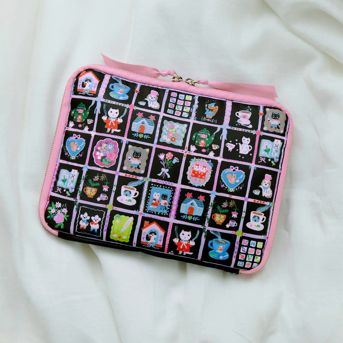 Hobonichi Yumi Kitagishi “Coffee Together” Large Drawer Pouch
