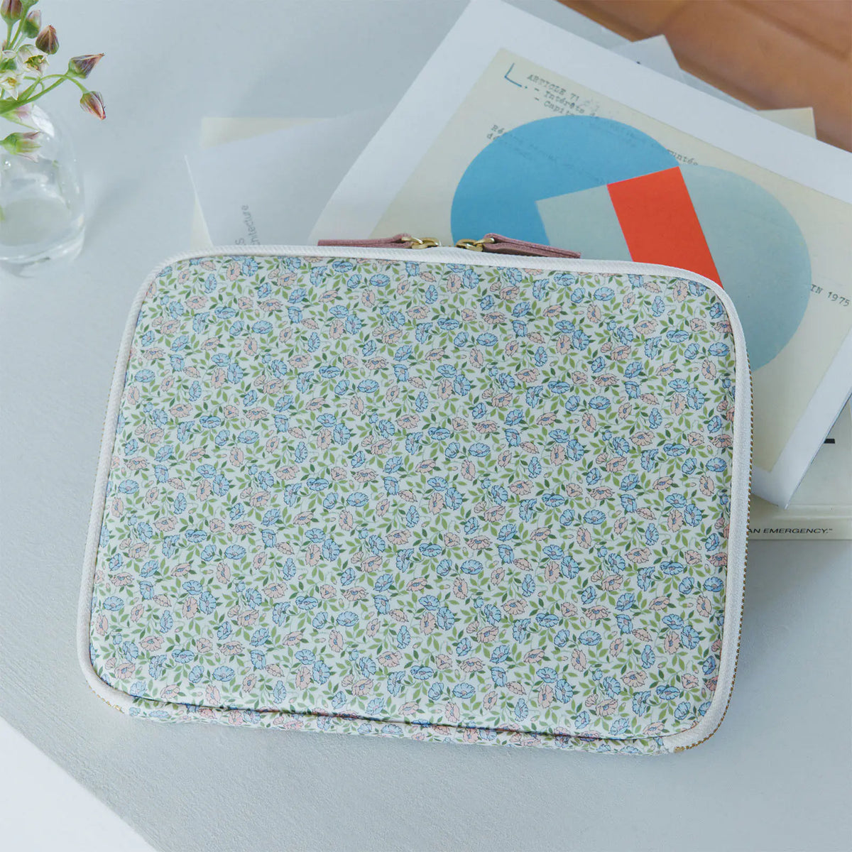 Hobonichi LIBERTY FABRICS “Sasha Kiora” Large Drawer Pouch
