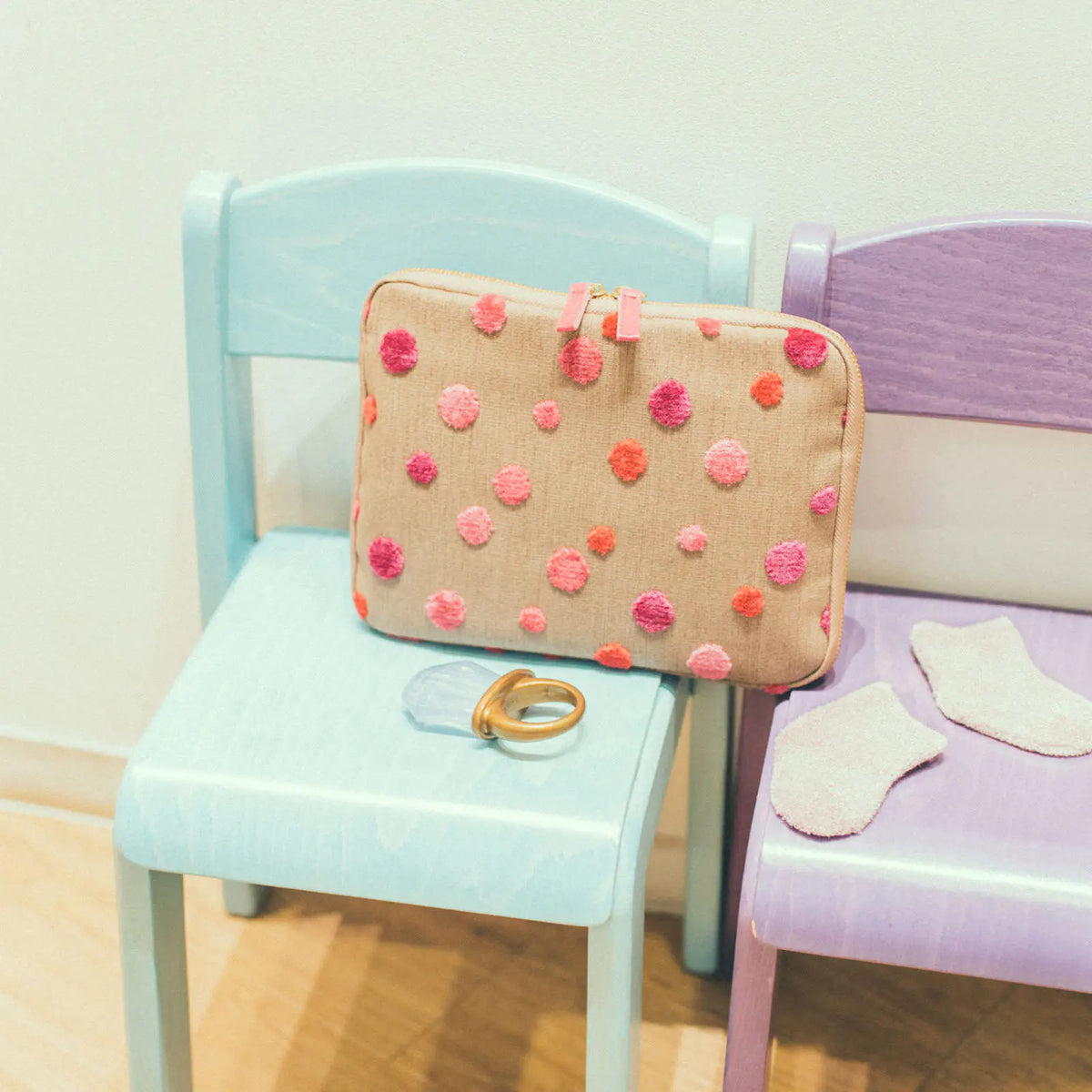 Hobonichi “Pink Sparkle” Large Drawer Pouch