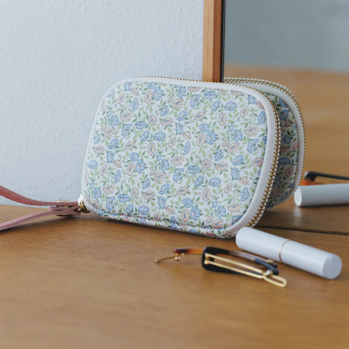 Hobonichi Techo Drawer Pouch Pocket “Sasha Kiora” – LIBERTY FABRICS