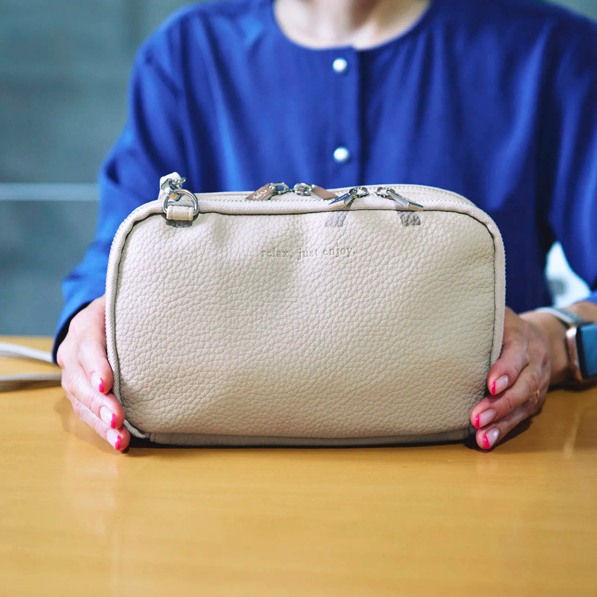 Hobonichi Just Enjoy Pouch – Fumika Hideshima Shoulder Organizer Bag