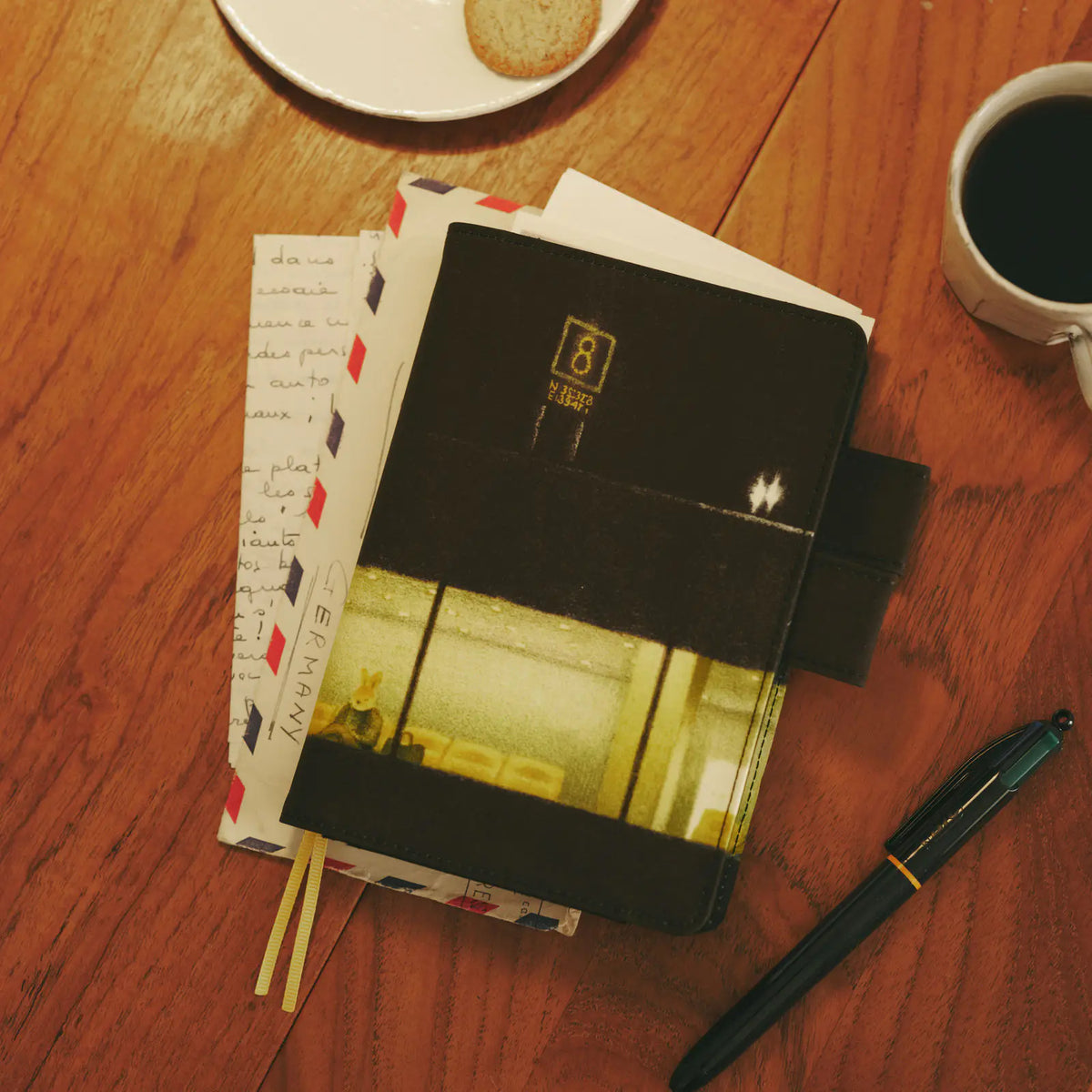 Hobonichi Techo Akiko Miyakoshi An Airport at Night A5 Planner Cover 2027