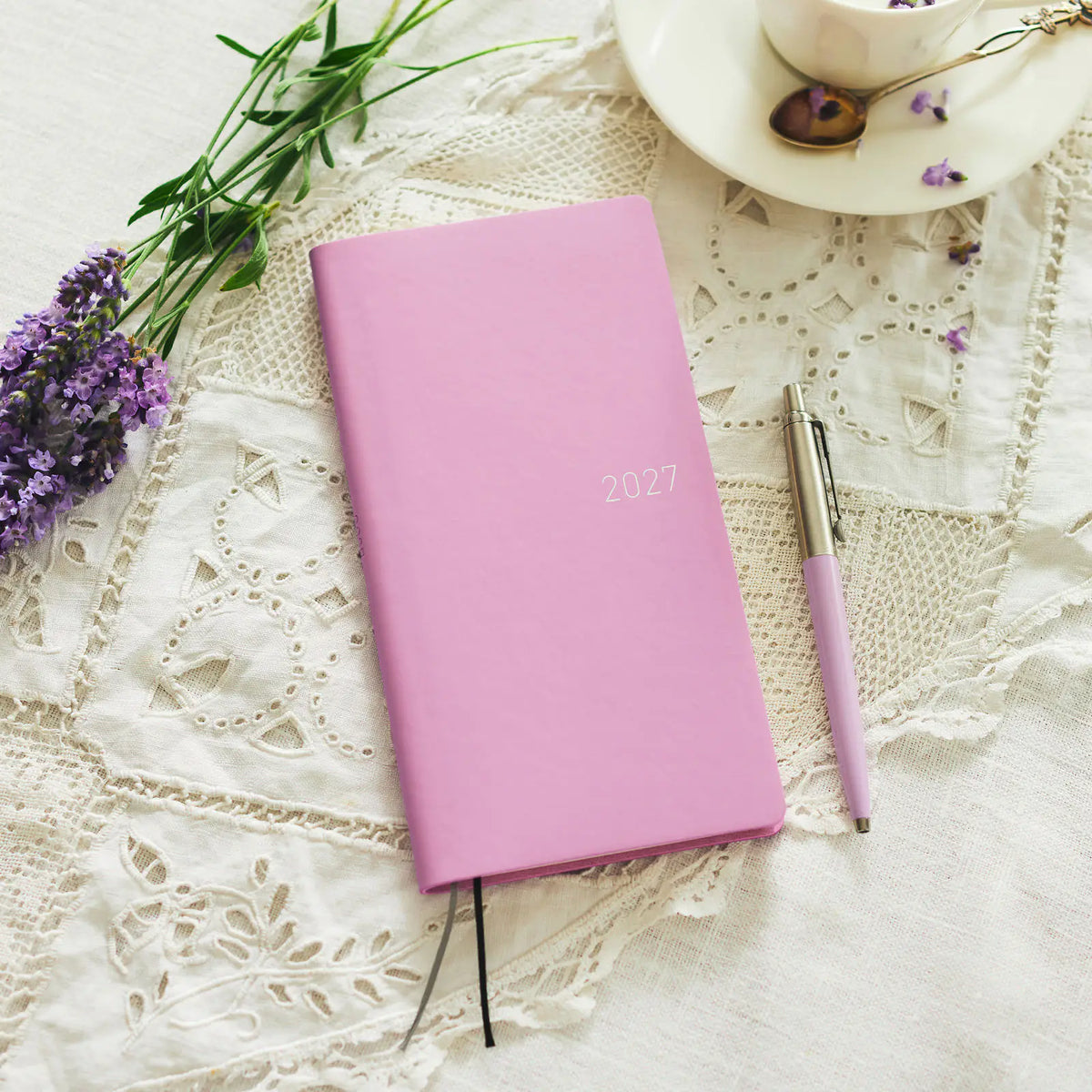 Hobonichi Techo Weeks 2027 Smooth “Lavender Milk” Planner