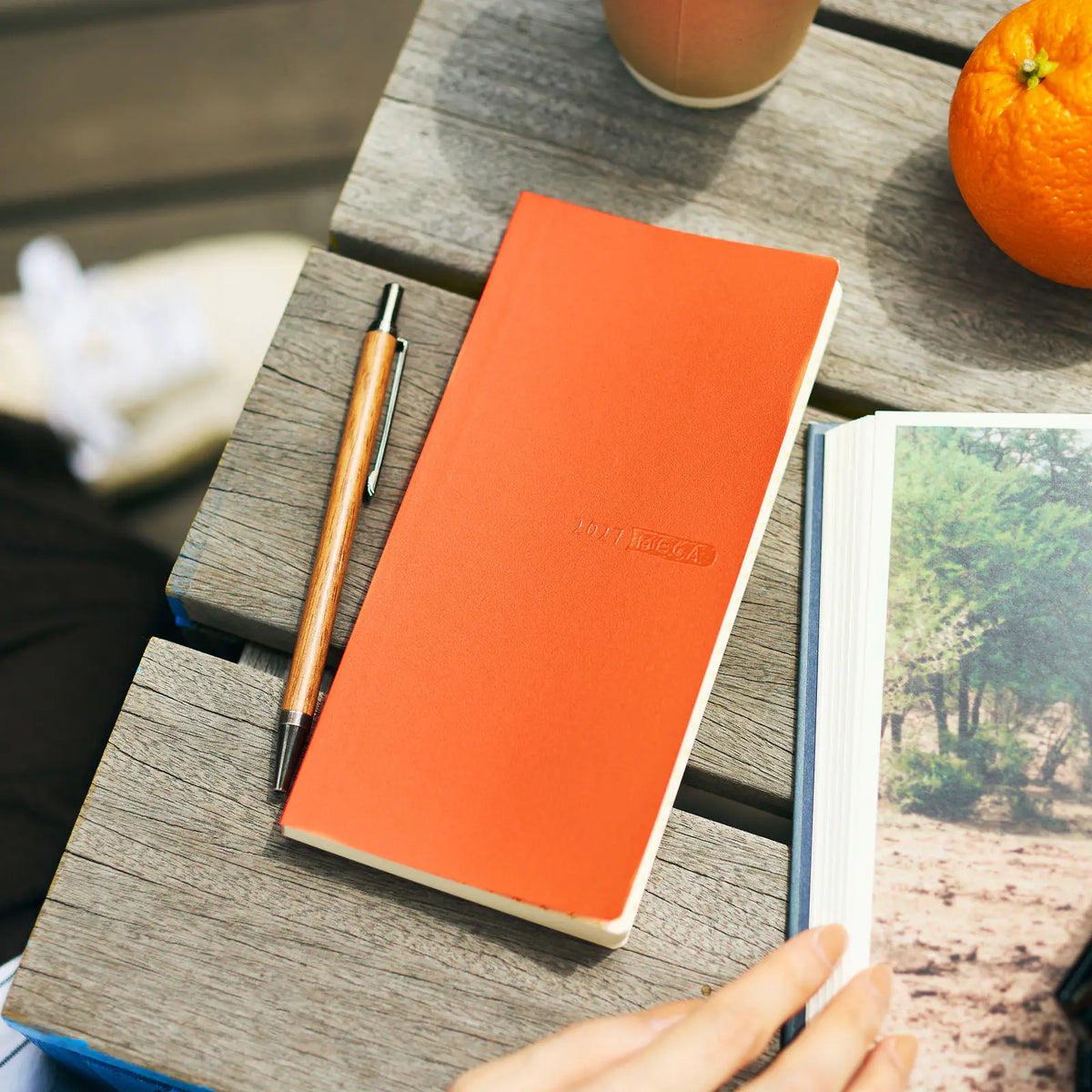 Hobonichi Techo Weeks Mega 2027 Sneaker “Mandarin Orange” Planner