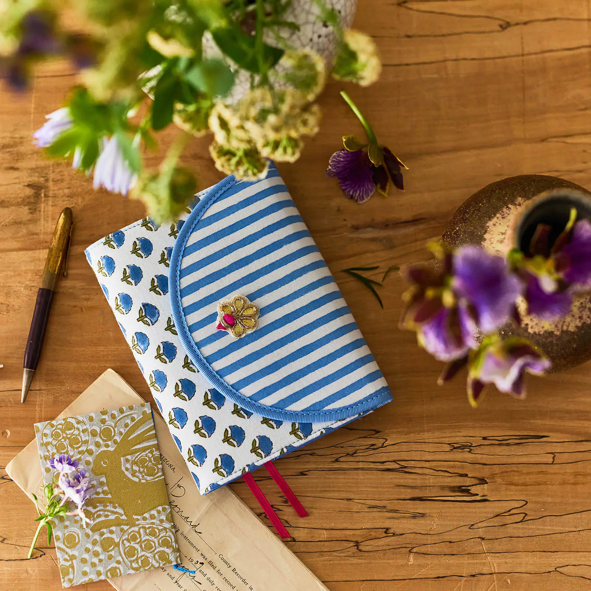 Hobonichi Techo A6 phoolon Little Flowers Planner Cover 2027