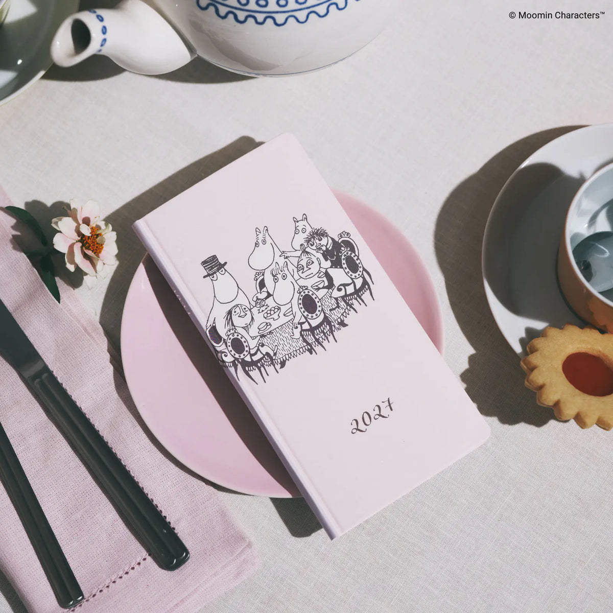 Hobonichi Techo Weeks 2027 Moomin “Around the Table” Weekly Planner