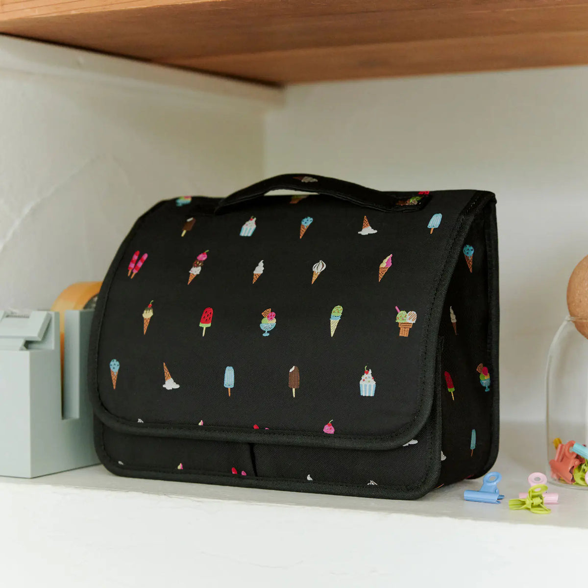 Hobonichi stappo Happy Ice Cream Organizer Pouch