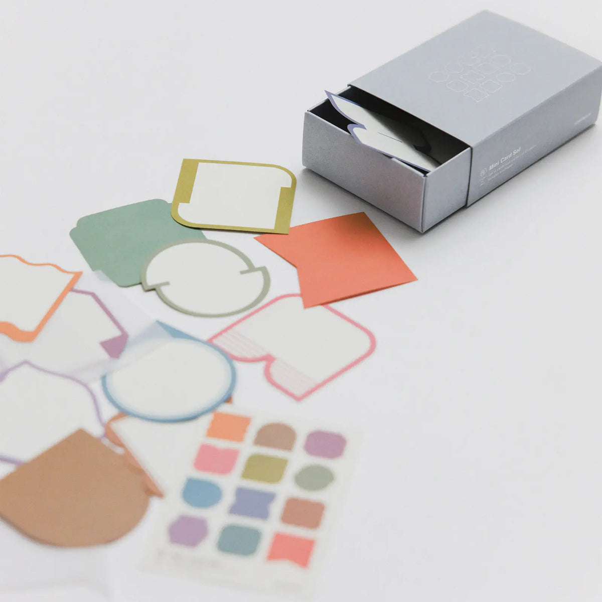 Hobonichi Techo TSUKI no IRO Mini Card Set 12 Designs with Envelopes
