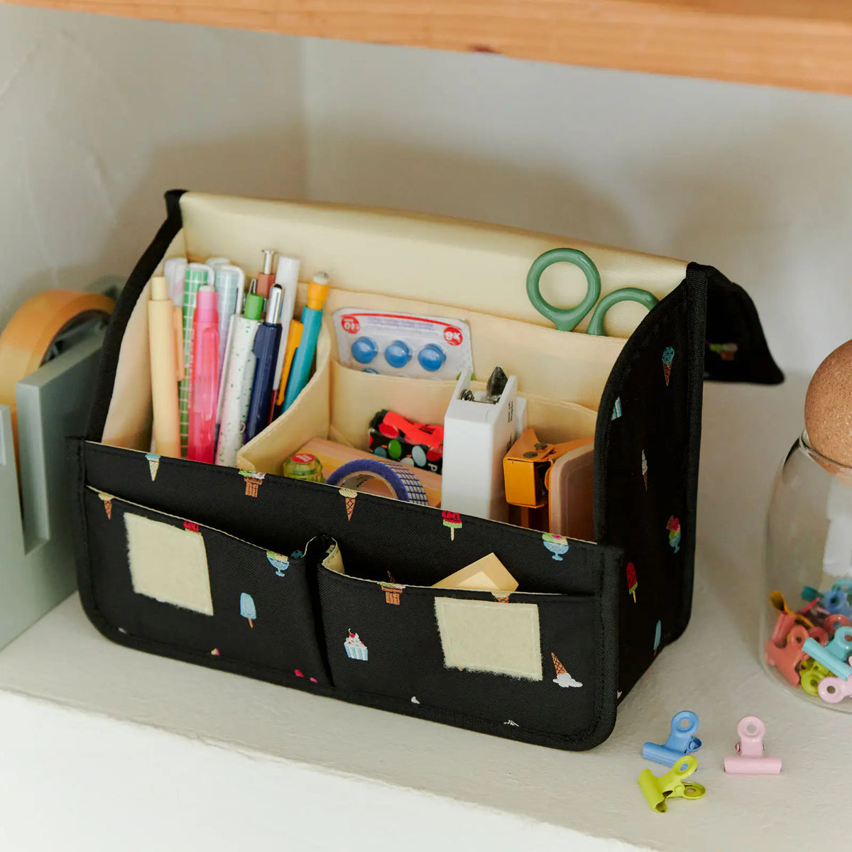Hobonichi stappo Happy Ice Cream Organizer Pouch