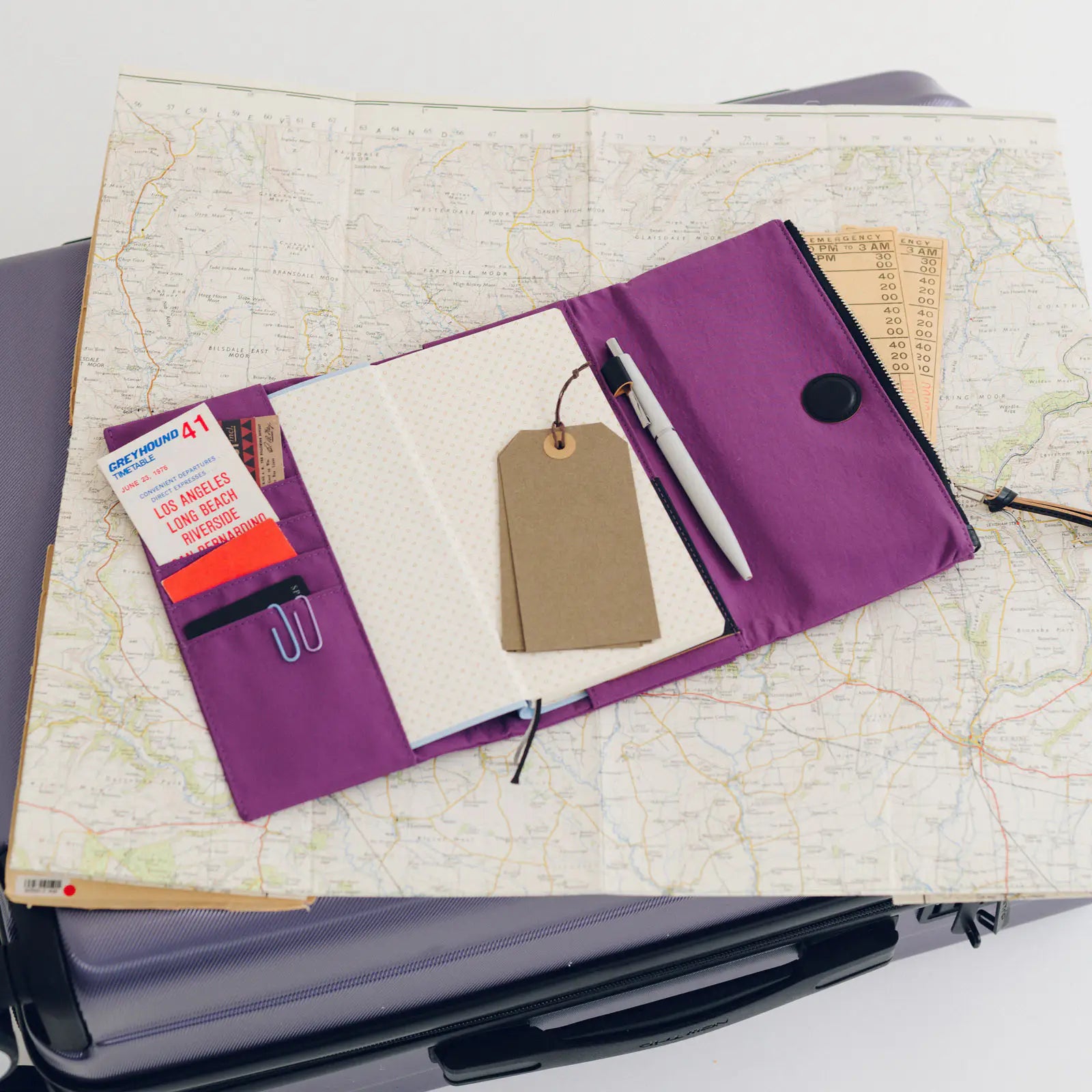 Hobonichi Techo 2027 tragen Purple Weeks Planner Cover