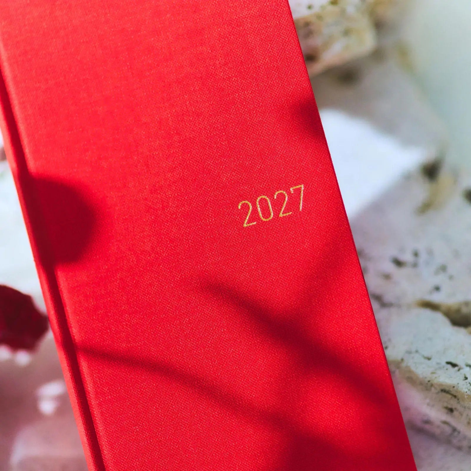 Hobonichi Techo Weeks 2027 Poppy Red Planner